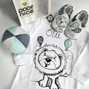 Lav komplet-teksas plavo-mint-balon