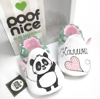 Klasičan model-Panda cipelice-mint tufnasto-roze
