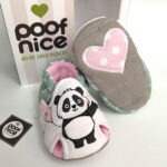 Panda mint tufnasto sandalice