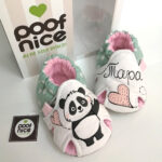 Panda mint tufnasto sandalice